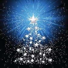 arbolito de estrellas azul